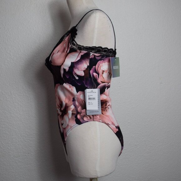 NWT Missguided Floral Bodysuit Size 4 - Picture 5 of 10
